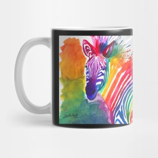 Rainbow Zebra Mug